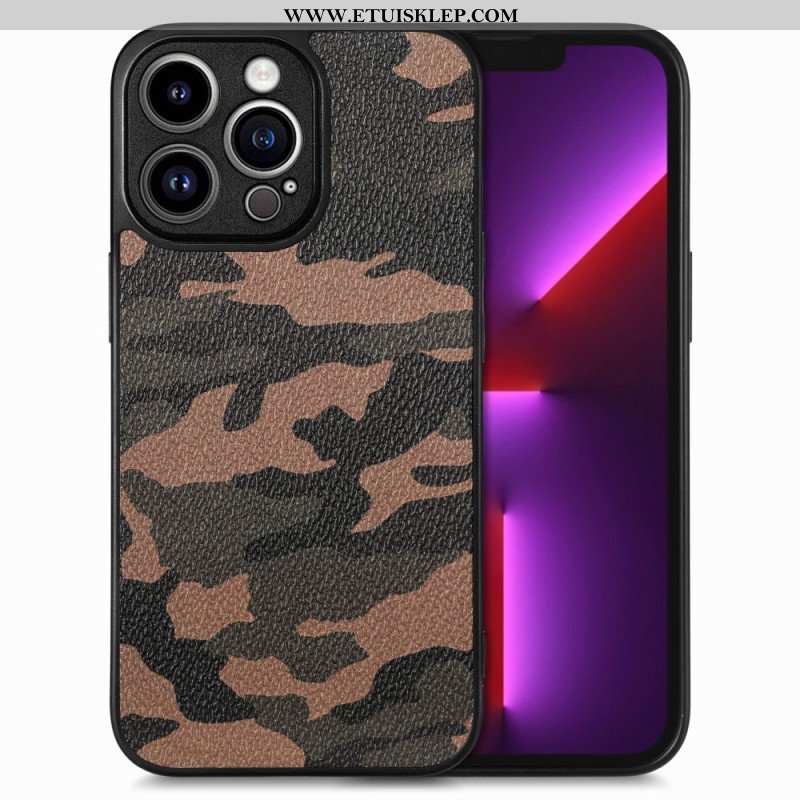 Etui do iPhone 15 Pro Max Kamuflaż Wojskowy